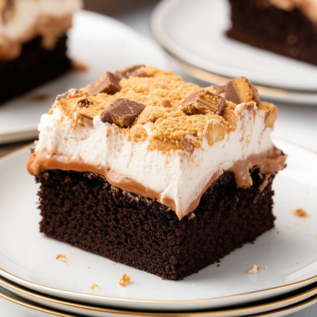 Better Than Sex Cake Toffee Bar Cake image