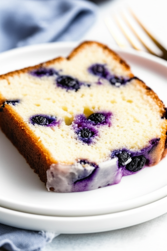 Better Than Starbucks Bluberry Pound Cake image