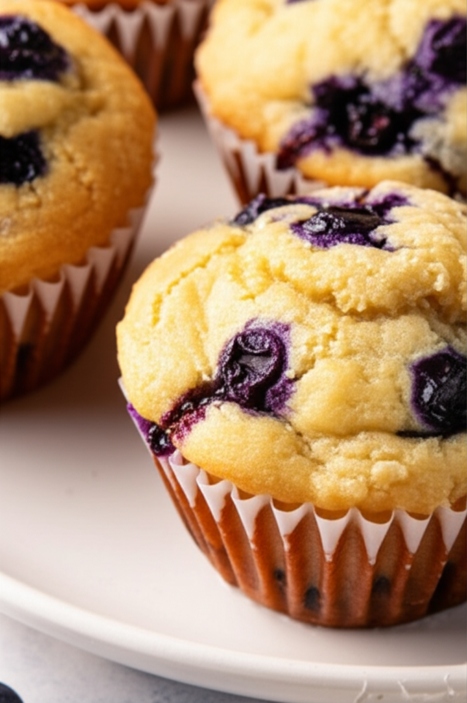Better Than Starbucks Blueberry Muffins image