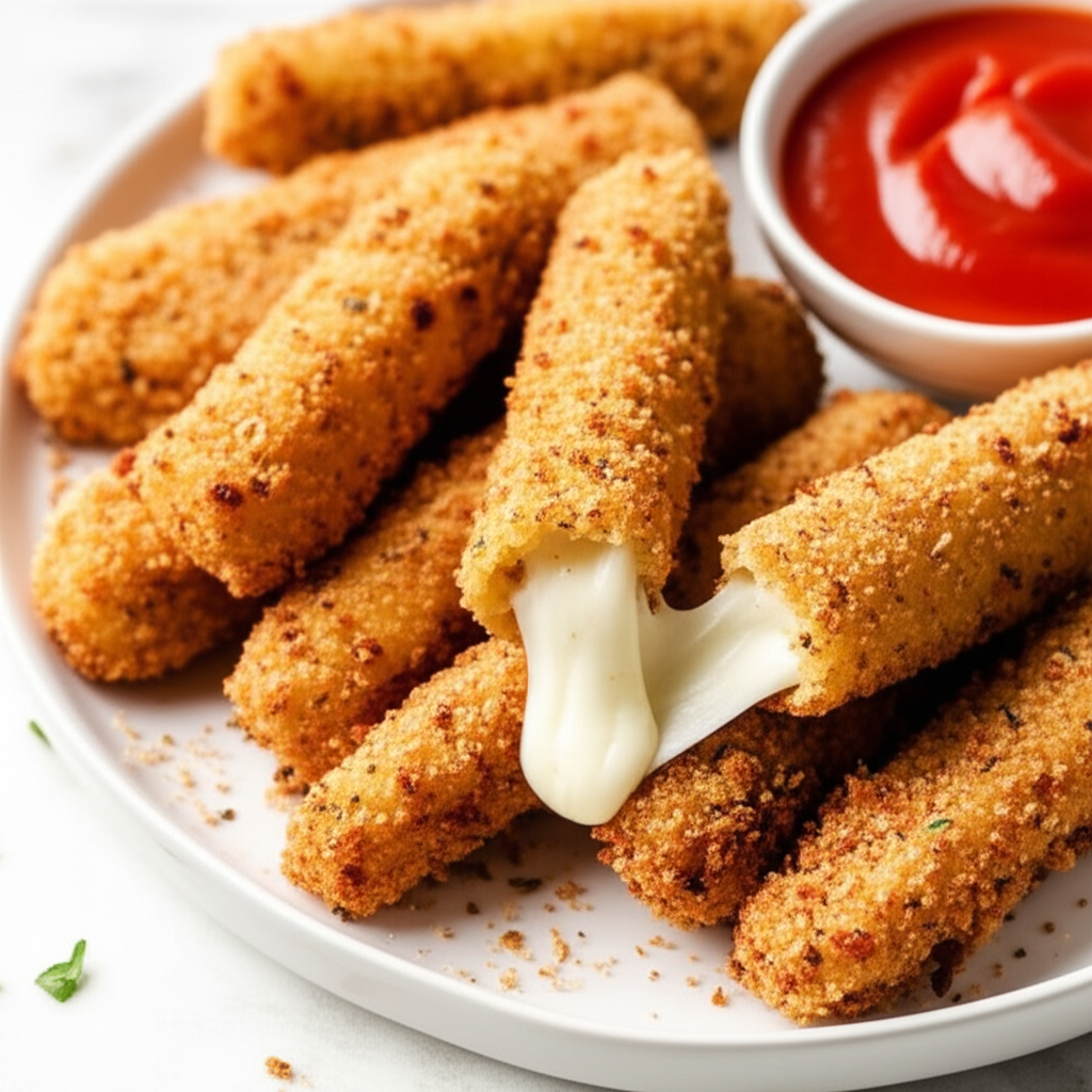 Better Than Storebought Mozzarella Sticks image