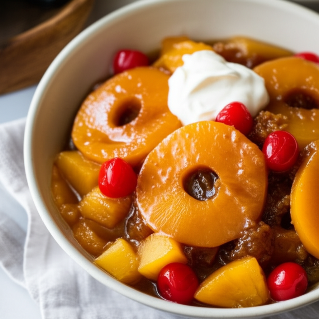 Betty Crocker 1950S Curried Fruit Bake image