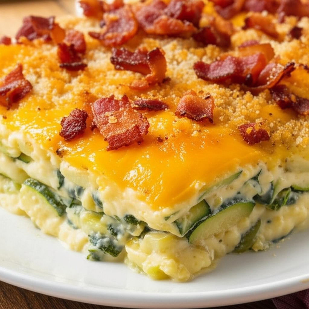 Zucchini Cheddar Casserole image