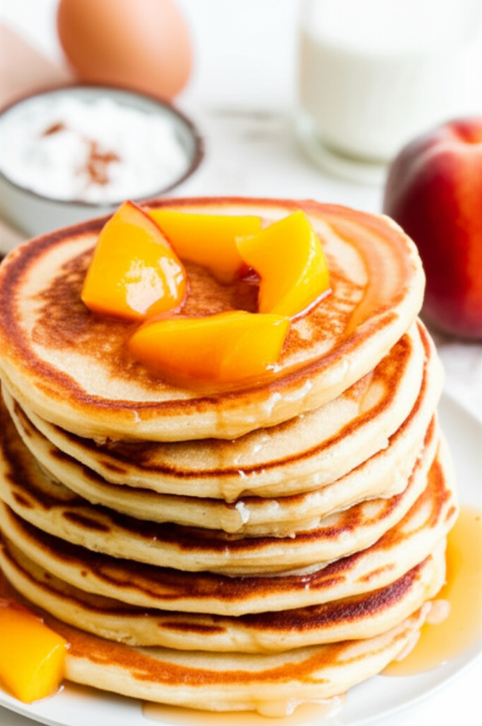 Betty Crocker Peach Pancakes image
