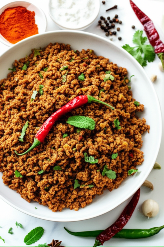 Bhuna Qeema With Khara Masala Minced Meat With Whole Spices image