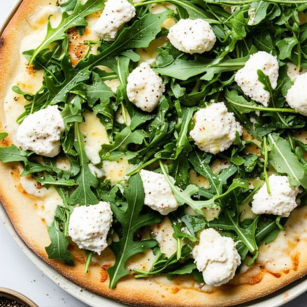 Biancoverde Greens On White Pizza image