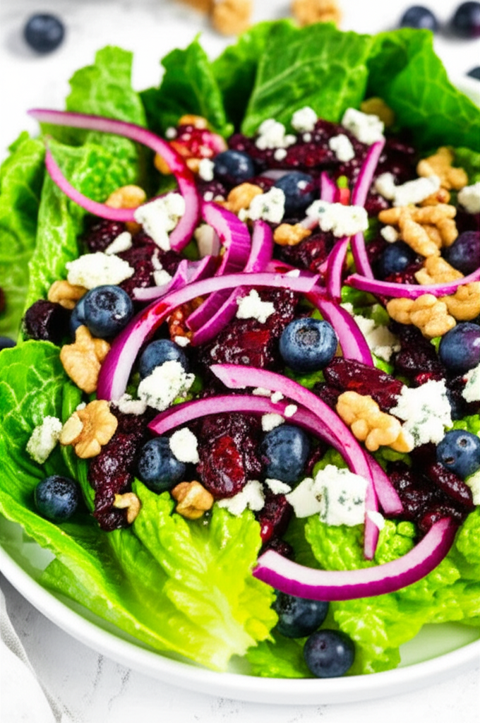 Bibb Lettuce Salad With Blueberry Vinaigrette image