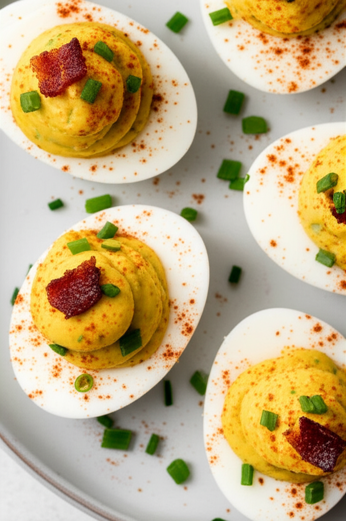 Loaded Deviled Eggs image