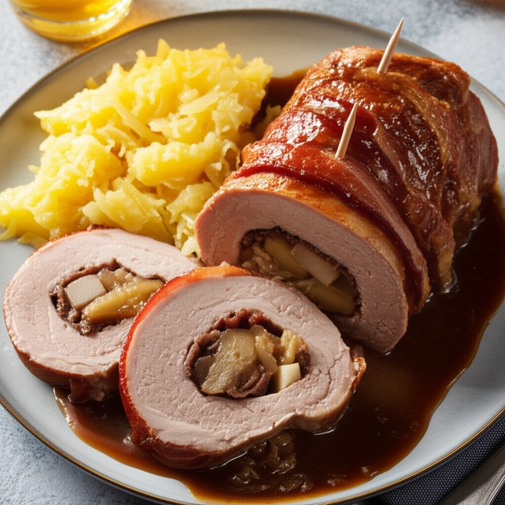 Bierkutscher Rouladen Beer Coachman Roulade Pork Roulade image