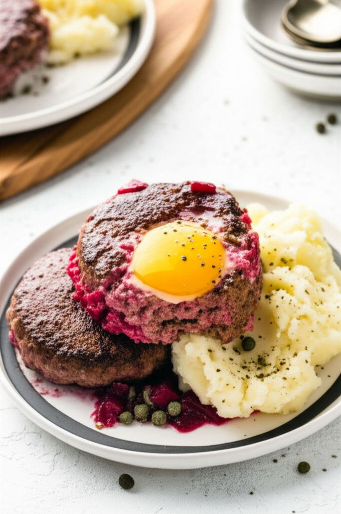 Biff A La Lindstrom Scandinavian Hamburgers image