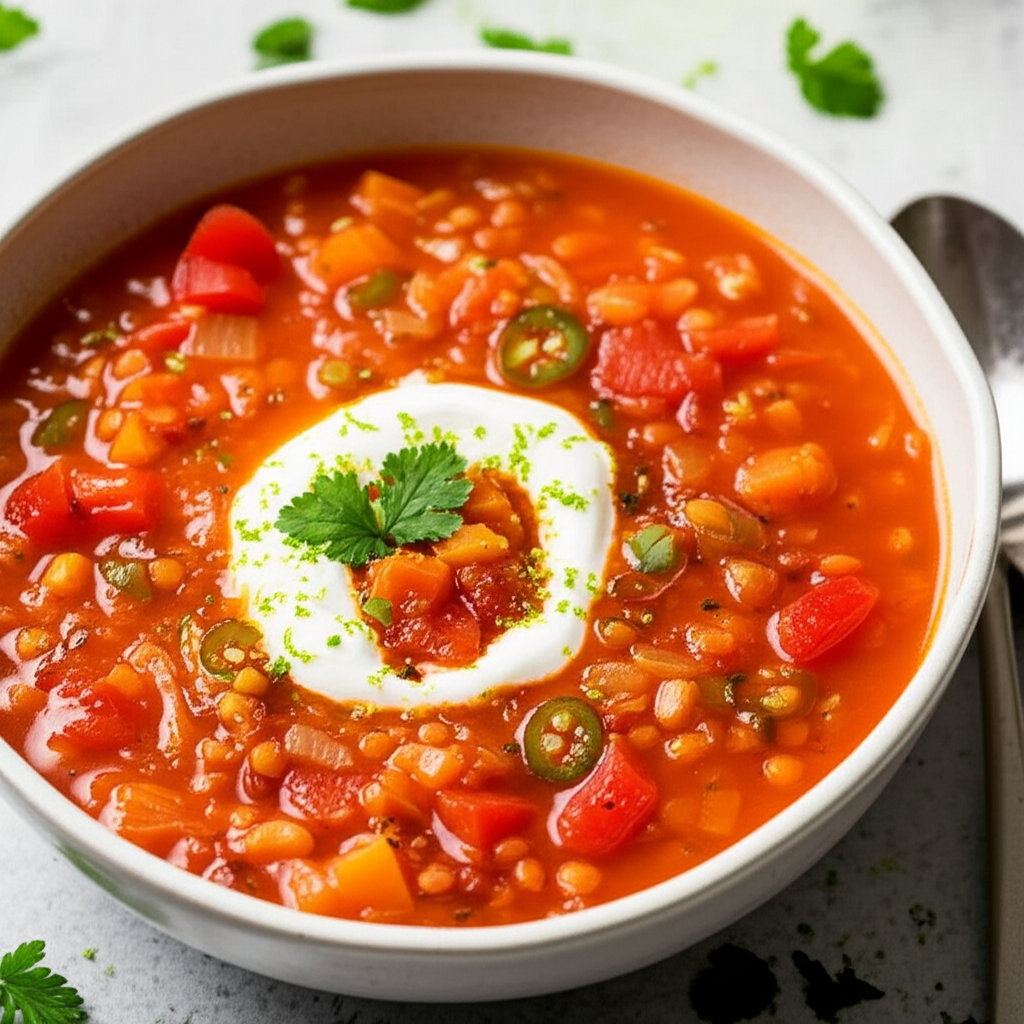 Big Batch Red Lentil Soup image