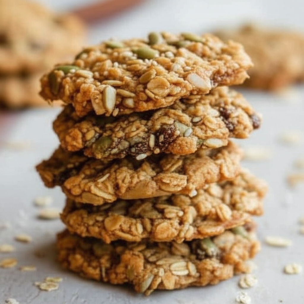 Big Old Fashioned Oatmeal Cookies image