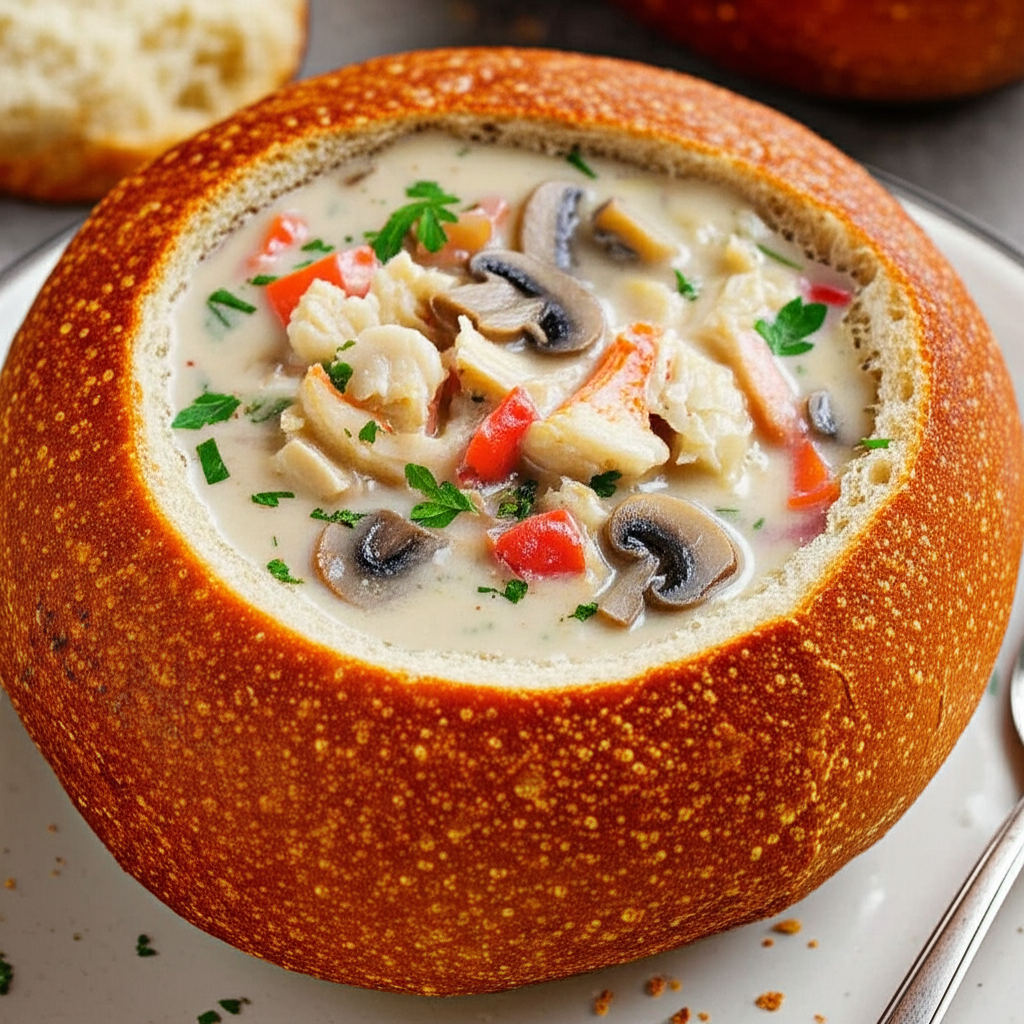 Big Sams Mushroom And Crab Soup image