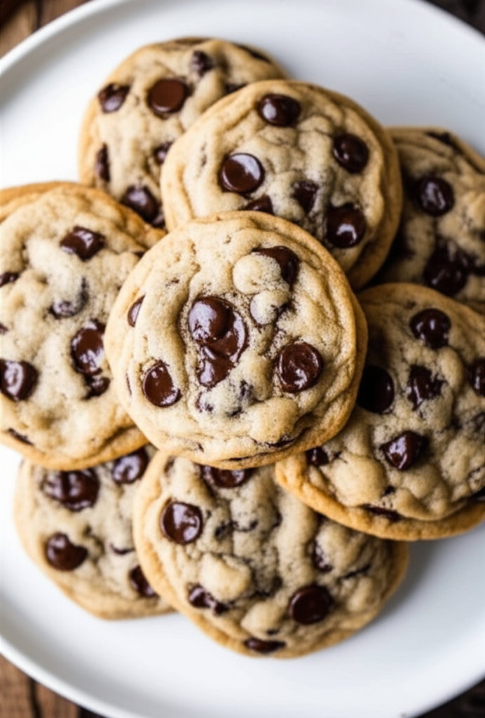 Big Thick Chocolate Chip Cookies image