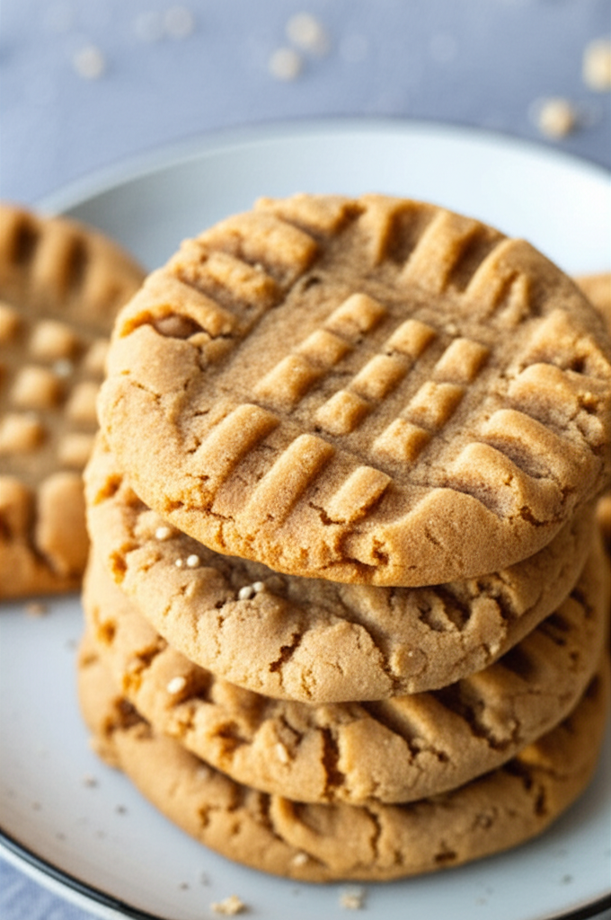 Big Super Nutty Peanut Butter Cookies image