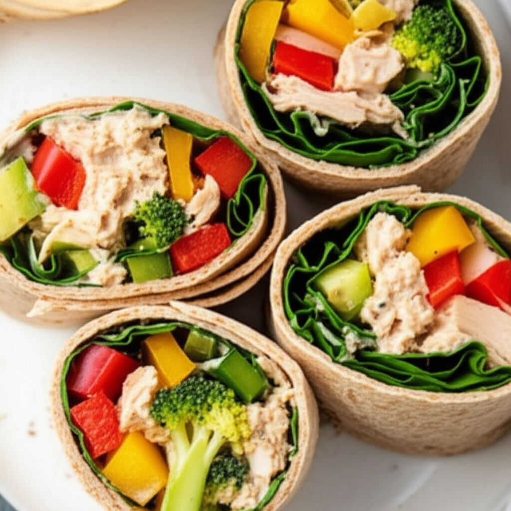 Biggest Loser Veggie Tuna Wraps image
