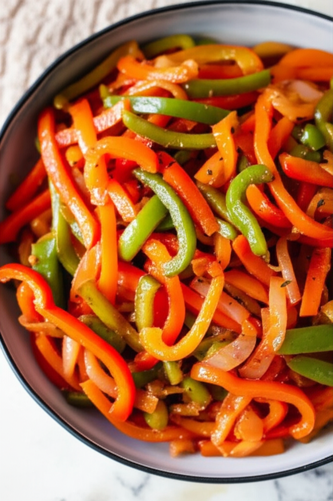 Acadia's Bell Pepper Onion Stir Fry image