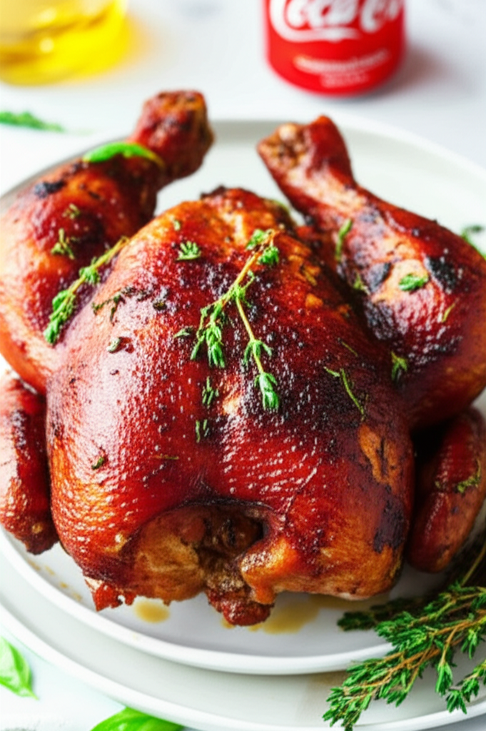 Acadia S Cherry Sherry Beer Can Chicken image