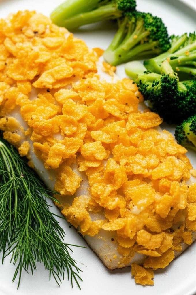 Acadia S Cod Smothered In Corn Flakes image