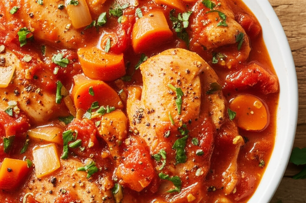 Acadia S Crock Pot Chicken Cacciatore image