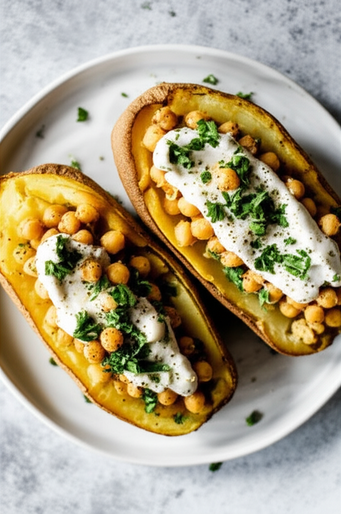 Middle Eastern Twice Baked Potatoes image