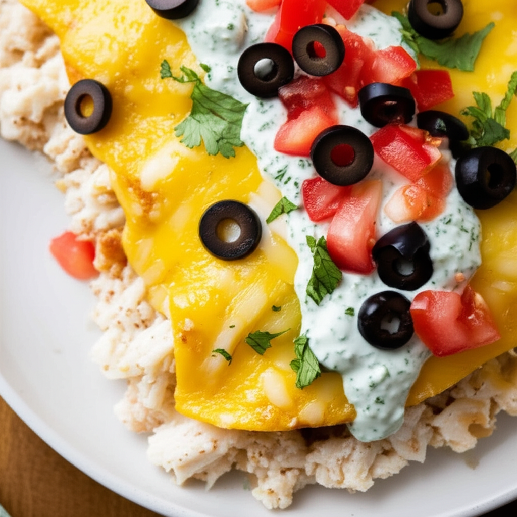 Acapulco S Crab Avocado Enchiladas With Cilantro Cream Recipe image
