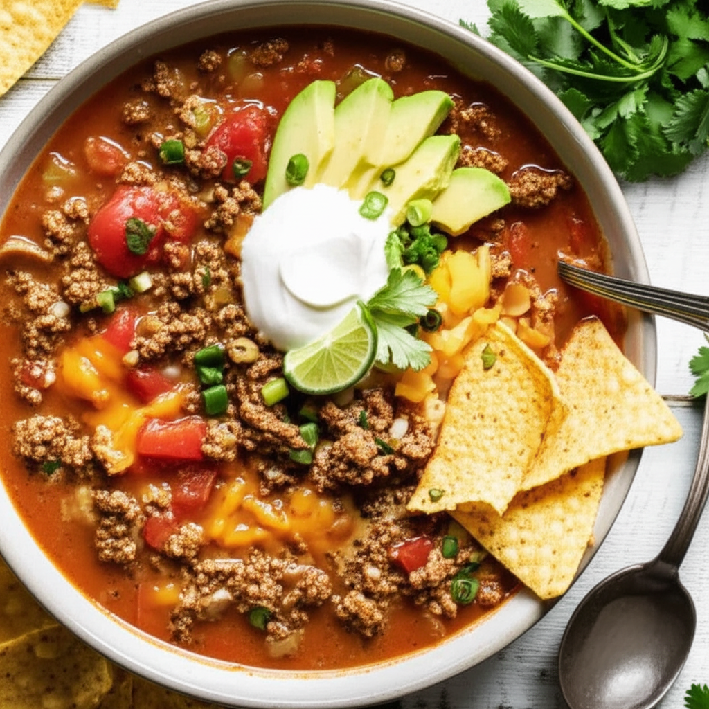 Accidental Hearty Nacho Soup image
