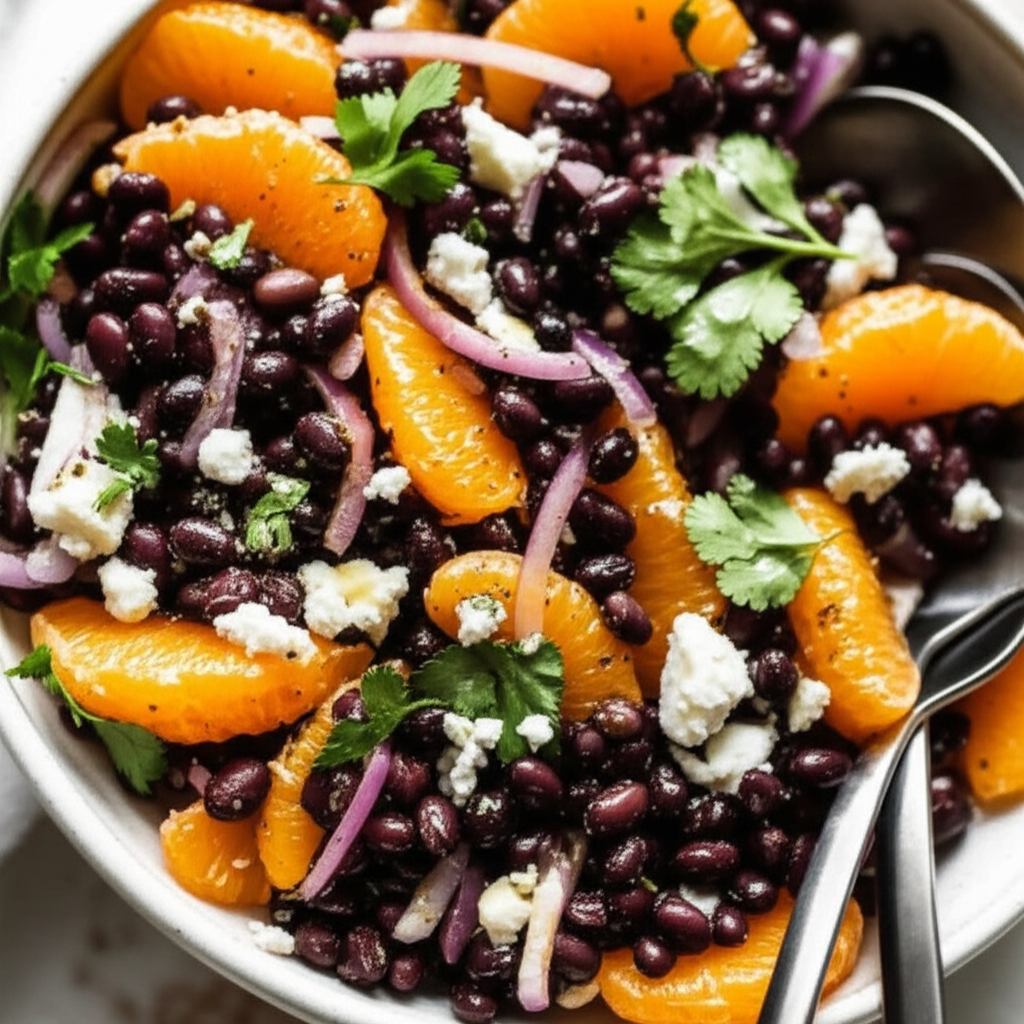 Black Bean And Mandarin Orange Salad image