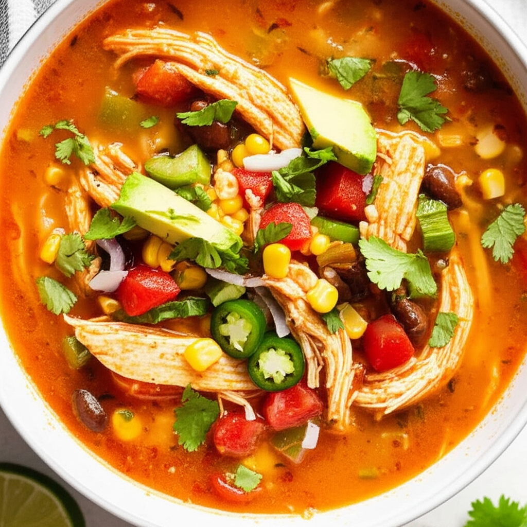 No Copycats Here Homemade Chicken Tortilla Soup image