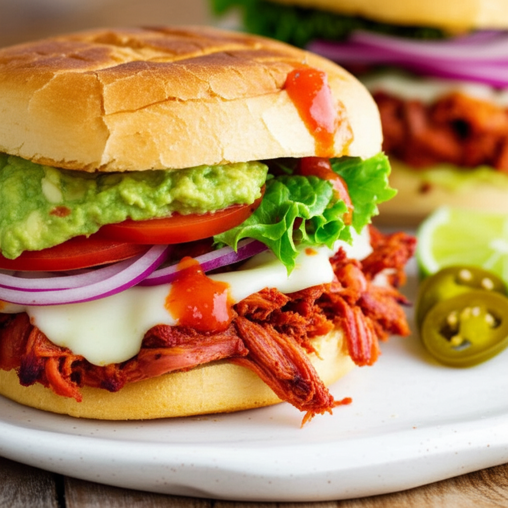 Achiote Pork Torta Sandwiches image
