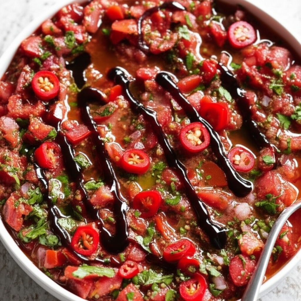 Acili Ezme Turkish Style Tomato Dip Condiment image