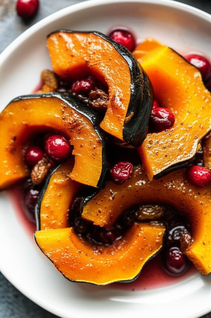 Acorn Squash Cranberry Orange Sauce image