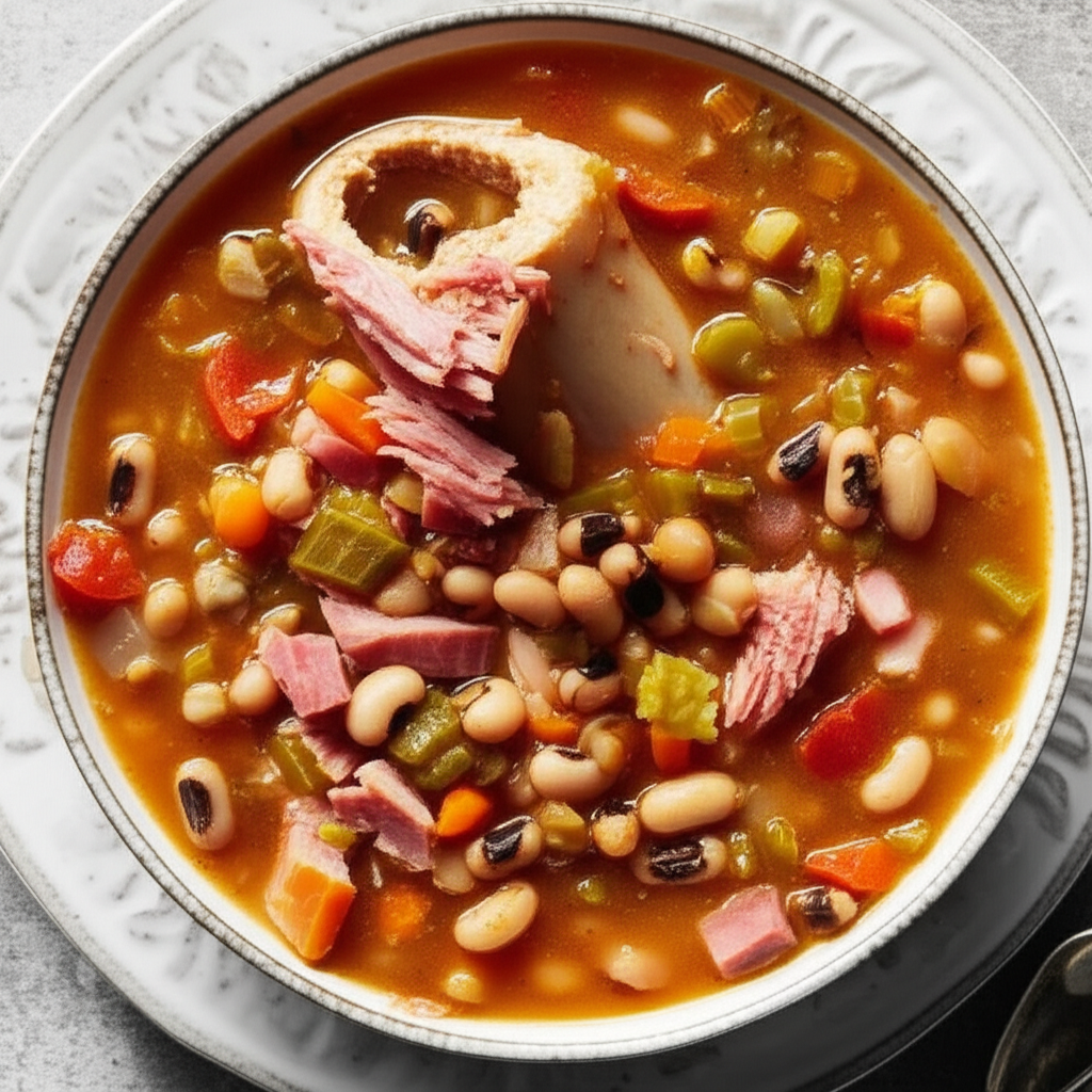 Not Your Average Ham Bean Soup image