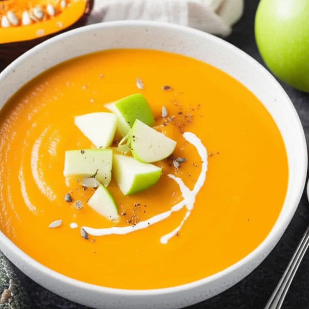 Acorn Squash And Apple Soup image