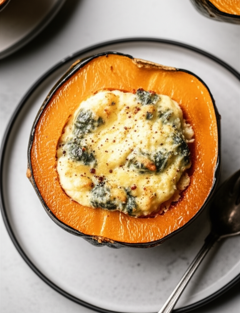 Acorn Squash With Boursin Custard image