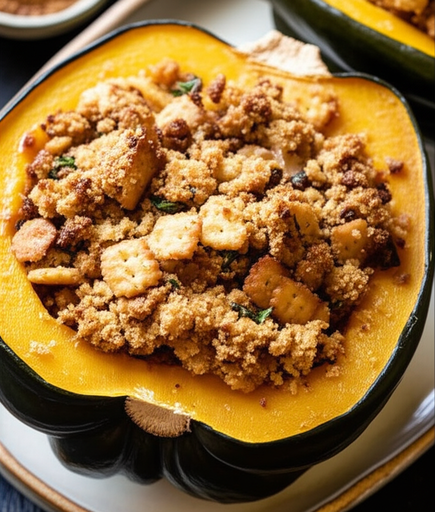 Acorn Squash With Cracker Stuffing image
