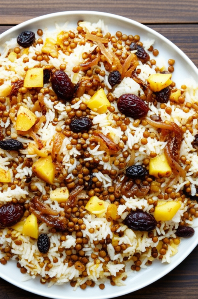 Adas Polo Persian Rice With Lentils image