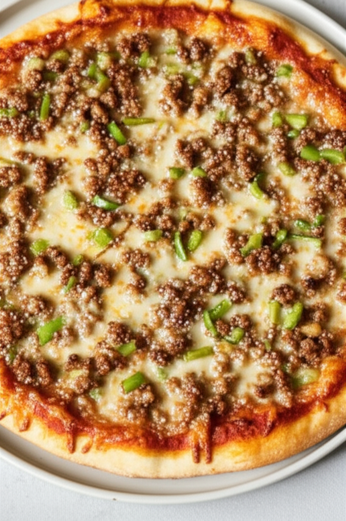 Addictive Cheeseburger Pizza image
