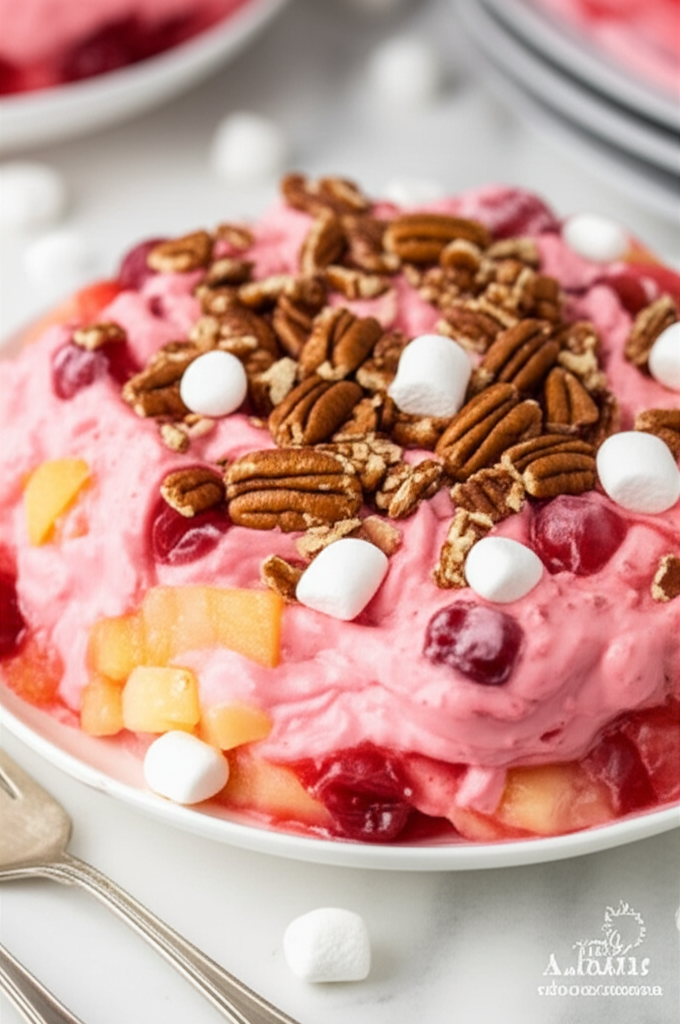 Pink Stuff Cherry Pie Filling Pineapple Dessert image