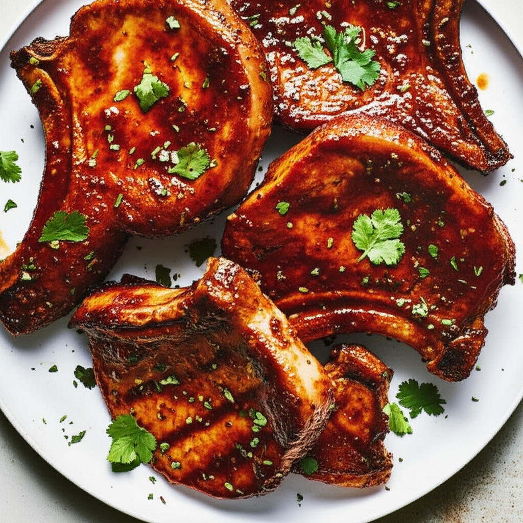 Adobo Pork Chops image