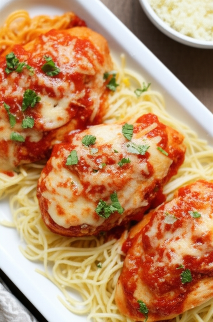 Adobo Salsa Parmesan Chicken Quick Easy image