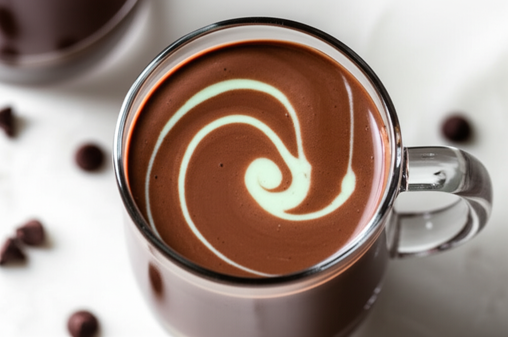 Adult Mint Hot Chocolate Christmas Nightcap image