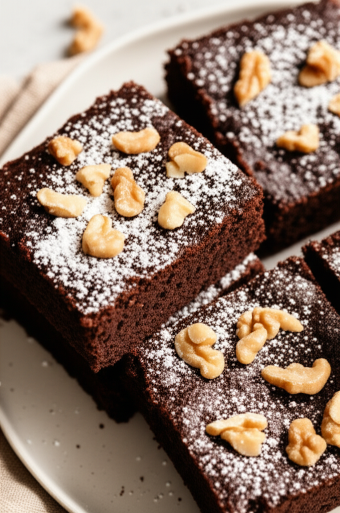 Adzuki Bean Brownies Gluten Free Vegan Macrobiotic image