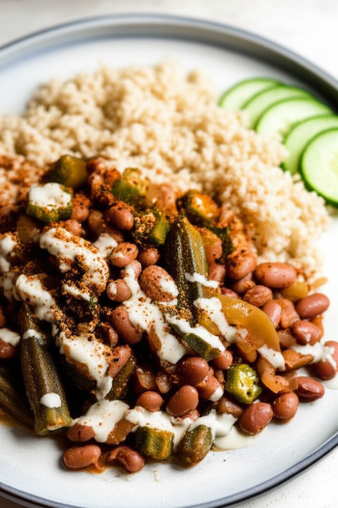 Adzuki Bean Stew With Okra image