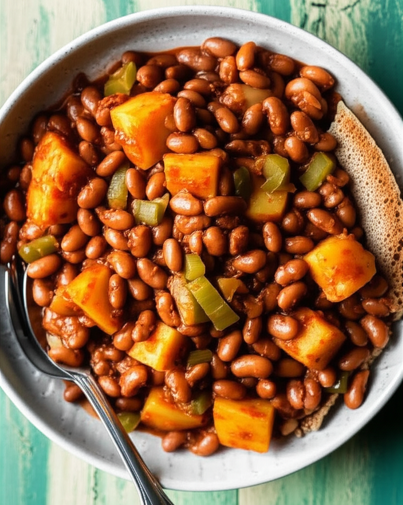 African Beans And Potatoes image