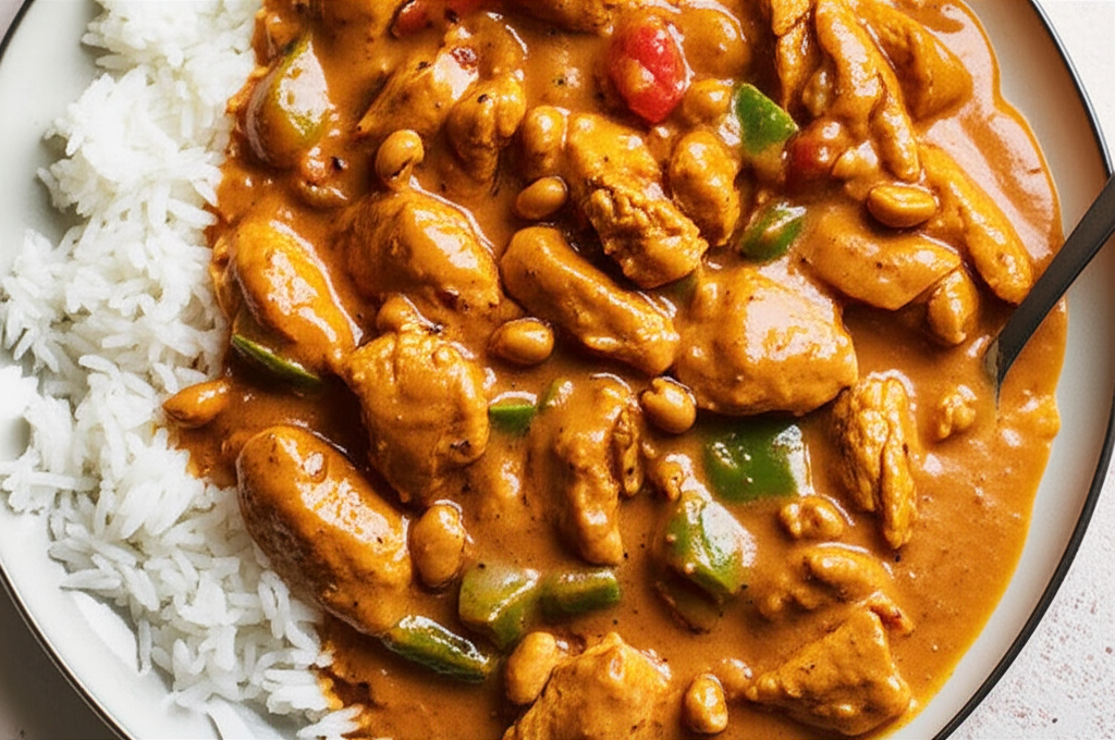 African Peanut And Ginger Chicken image