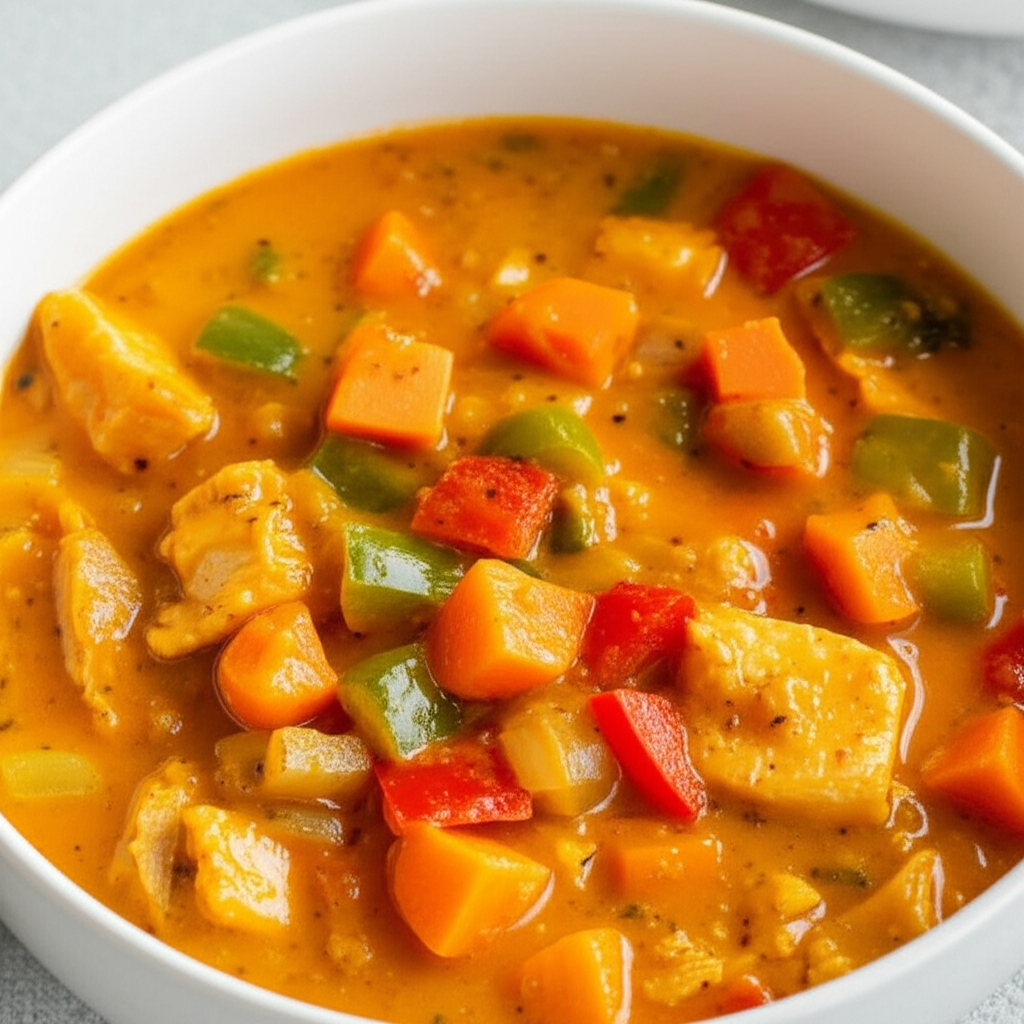 African Peanut Chicken Soup image