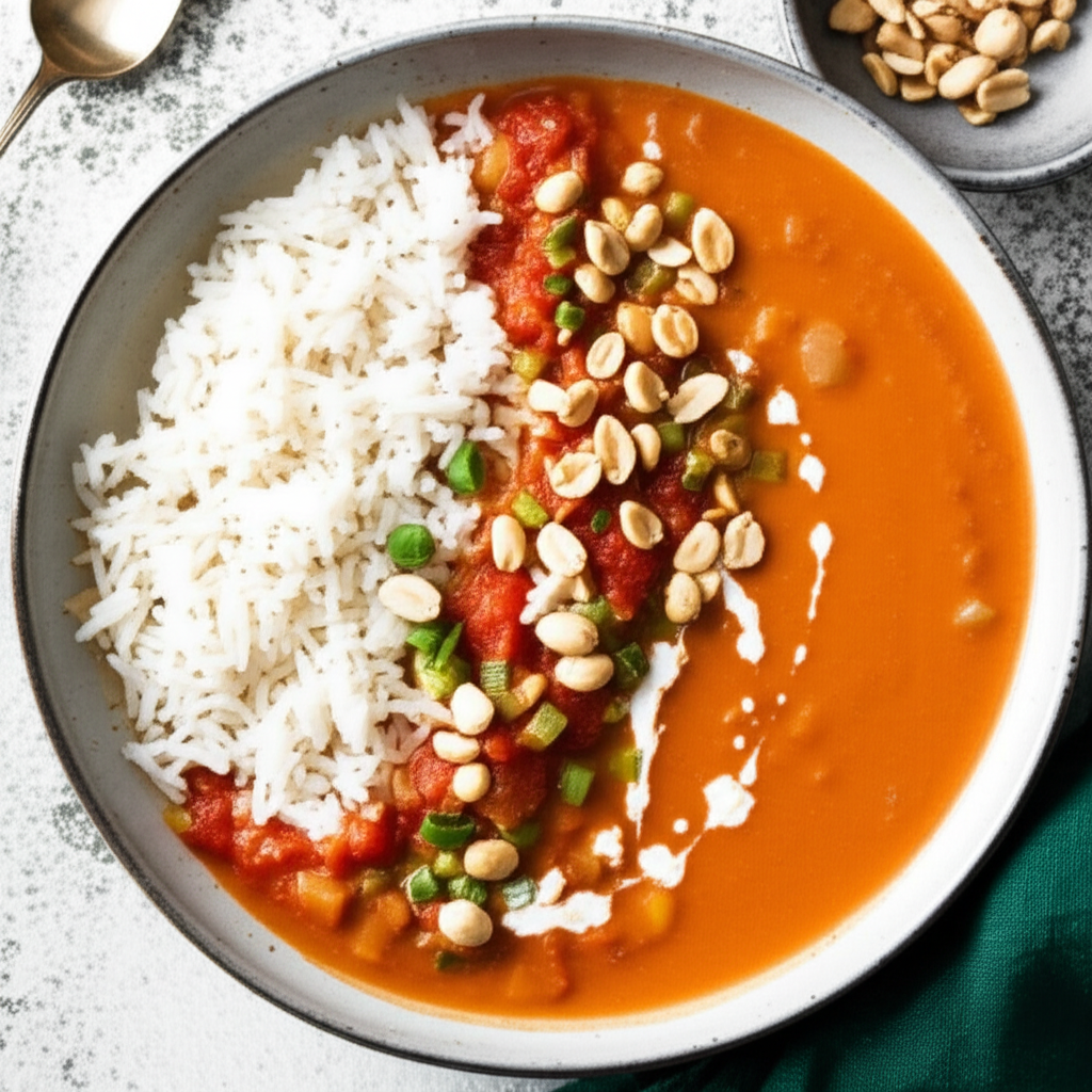 African Peanut Tomato Soup image