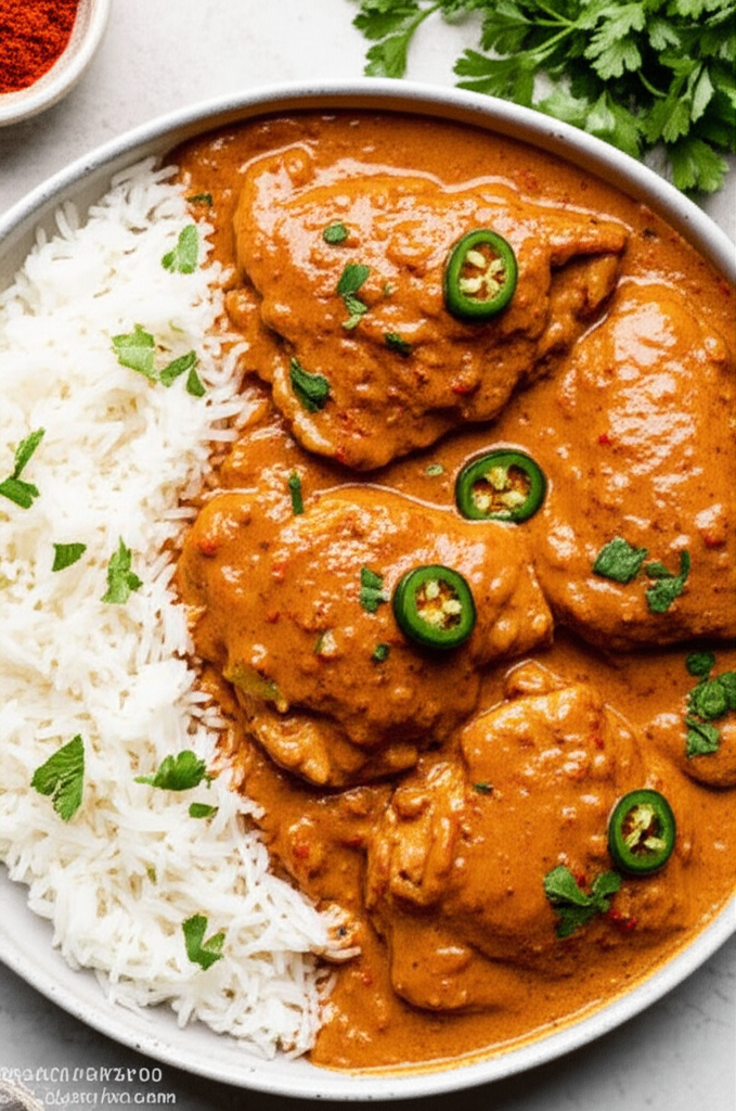 African Saucy Chicken image