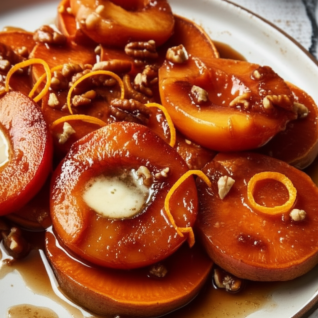 Brandied Peaches Yams image