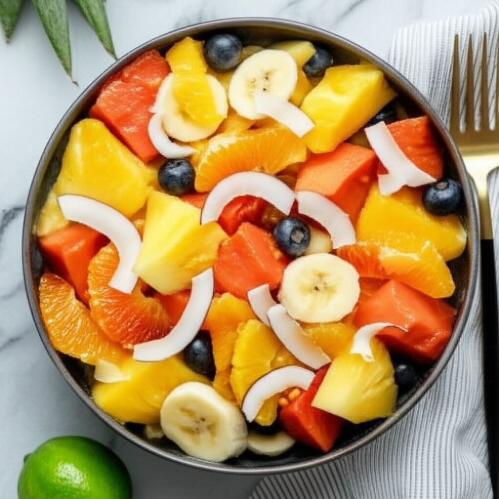 African Tropical Fruit Salad image